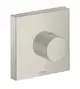 AXOR-HG-AXOR-ShowerSolutions-Ab-und-Umstellventil-Trio-Quattro-120-120-Unterputz-Edelstahl-Optic-10932800 gallery number 1